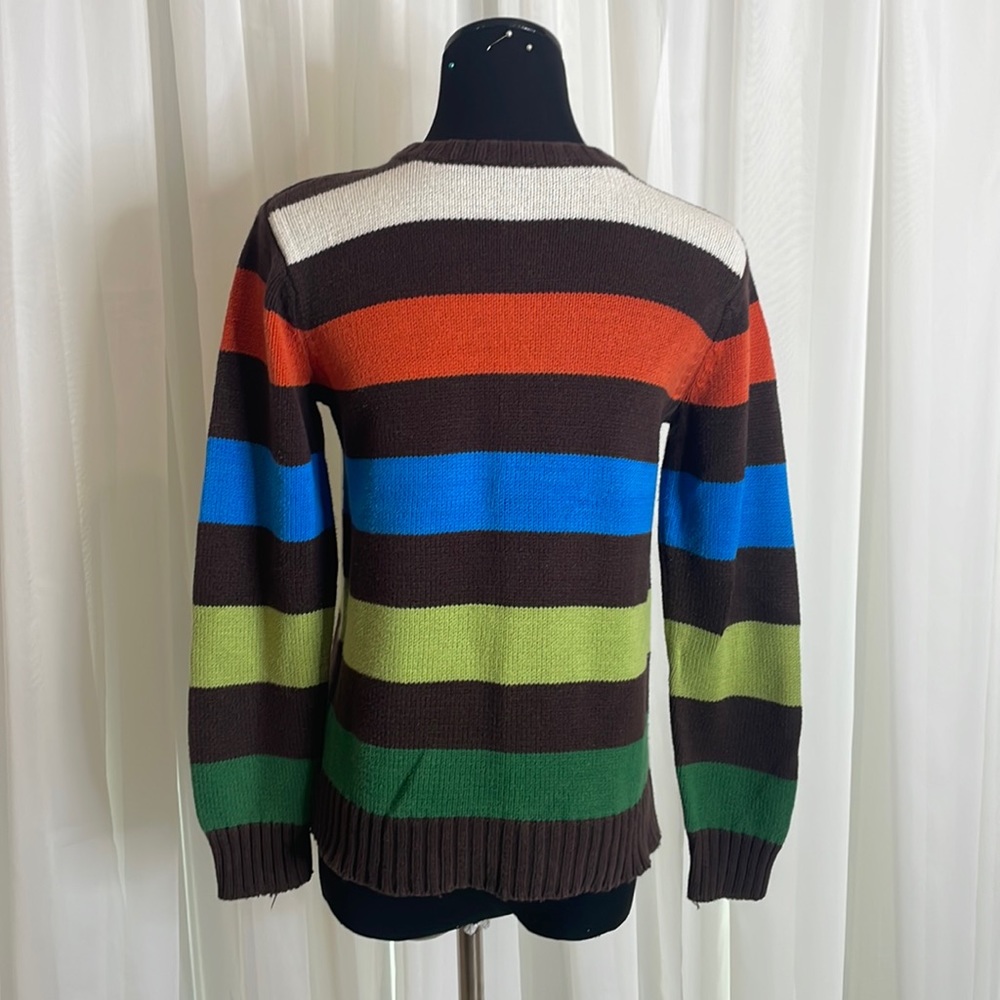 Brown Striped The Children’s Place Sweater, size M (7/8)